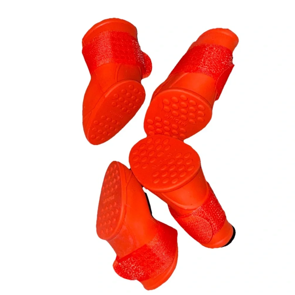 Dog Rain Boots Red Size Medium NEW